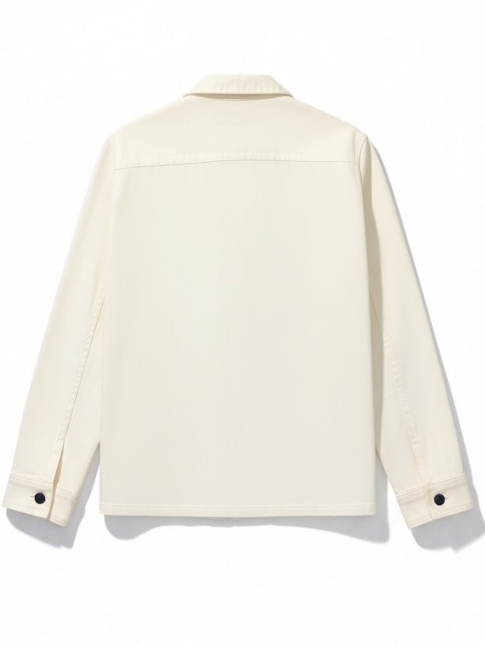 H&M Cotton Twill Regular Fit Shirt Jacket White Size XS - Picture 2 of 9